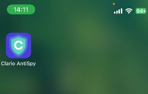 Orange Dot on iPhone